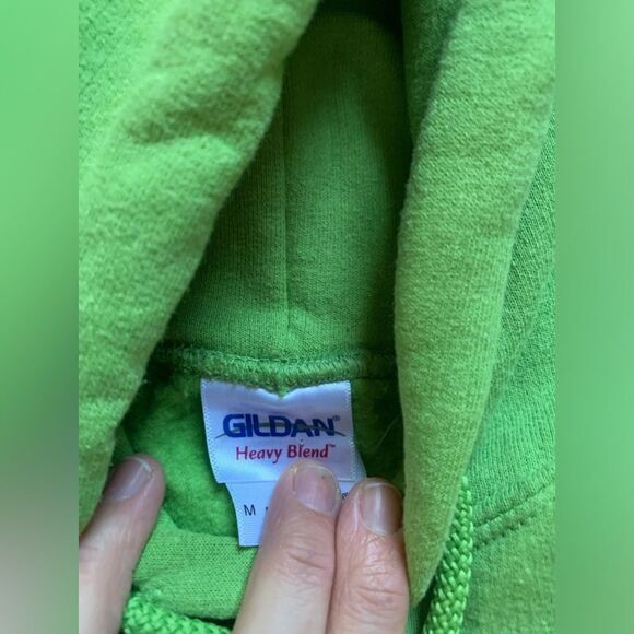 Philadelphia Phillies Sweatshirt Hoodie Pullover Sweatshirt Lime Green Comfy M - Picture 4 of 7